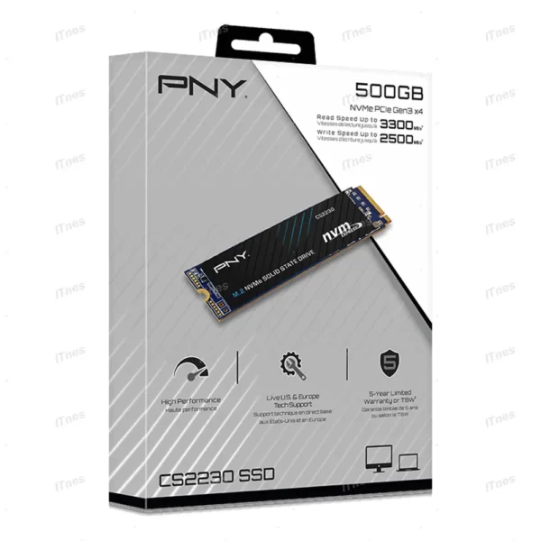 حافظه SSD اینترنال PNY CS2230 500GB M.2 NVMe